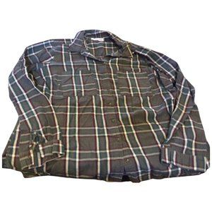 Size: 3X - Ladies Plaid Shirt